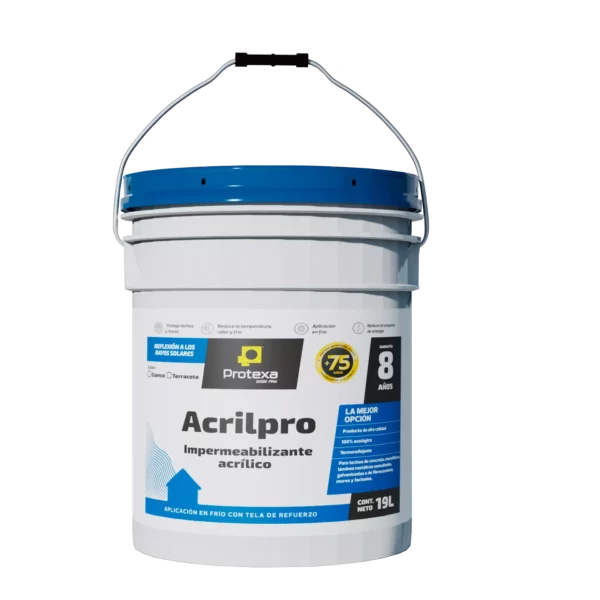 Impermeabilizantes Protexa - Impermeabilizante Acrílico - Acrilpro 8A