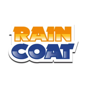 Logo rain coat